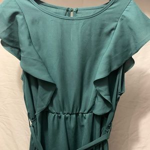 Green Mid Length Formal Dress